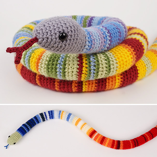 (image for) Temperature Snake amigurumi crochet pattern and workbook - Click Image to Close