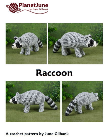 (image for) Raccoon amigurumi crochet pattern - Click Image to Close