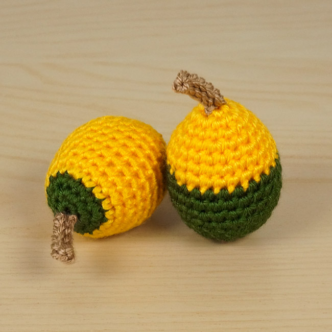 (image for) Ornamental Gourds Set 1: THREE realistic crochet patterns - Click Image to Close