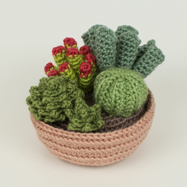 Succulent Collections 1 and 2 - EIGHT crochet patterns - Click Image to Close