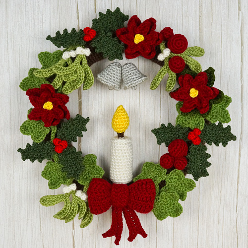 (image for) Christmas Decor Sets 1-4: EIGHT seasonal crochet patterns - Click Image to Close