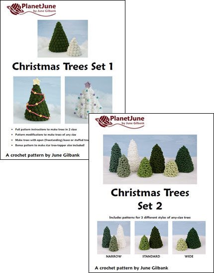 Christmas Trees Sets 1 and 2 crochet patterns - Click Image to Close