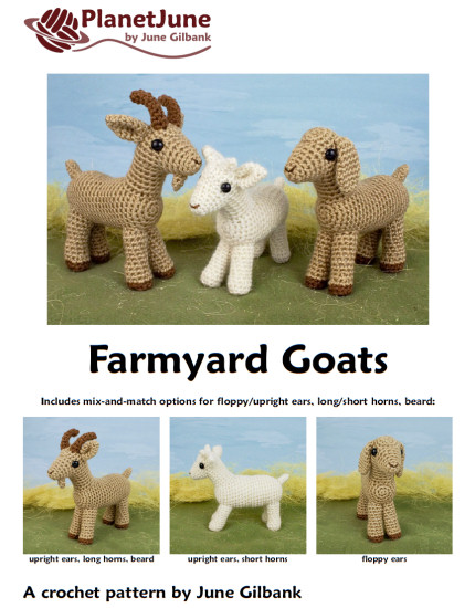 (image for) Farmyard Goats amigurumi crochet pattern - Click Image to Close
