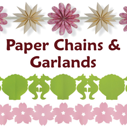 (image for) Paper Chains & Garlands - a Papercraft ebook by June Gilbank - Click Image to Close