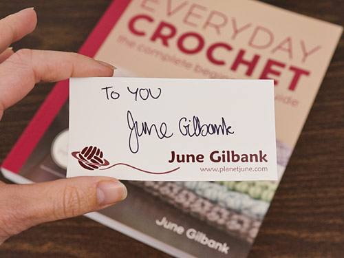 Personalized Author-Signed Bookplate, signed by June Gilbank - Click Image to Close