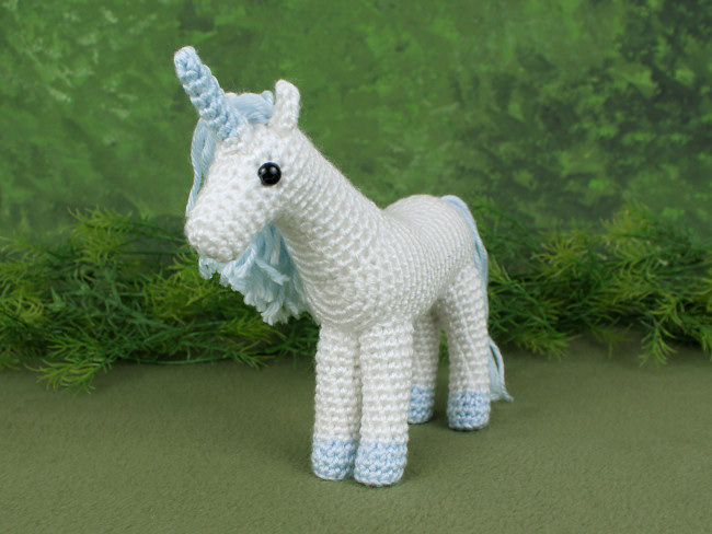 (image for) Horse, Unicorn and Pegasus - THREE amigurumi crochet patterns - Click Image to Close