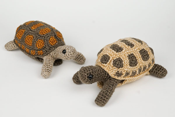 (image for) Tortoise & Simple-Shell Tortoise, Turtle & Terrapin: two amigurumi crochet patterns - Click Image to Close