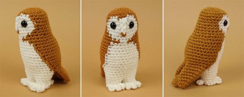 (image for) Owl Collection & Barn Owl - FOUR amigurumi crochet patterns - Click Image to Close