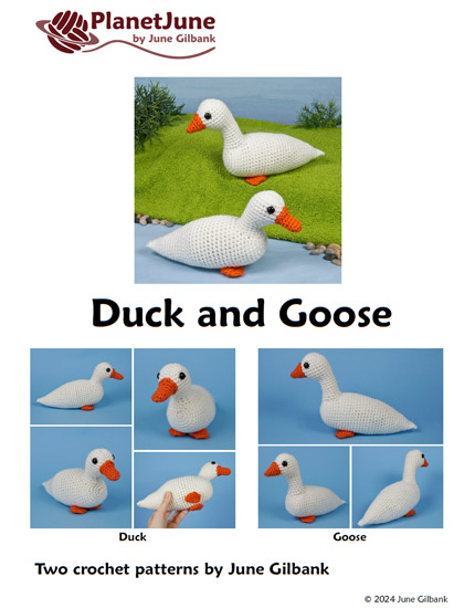 (image for) Duck and Goose & Canada Goose amigurumi crochet patterns - Click Image to Close