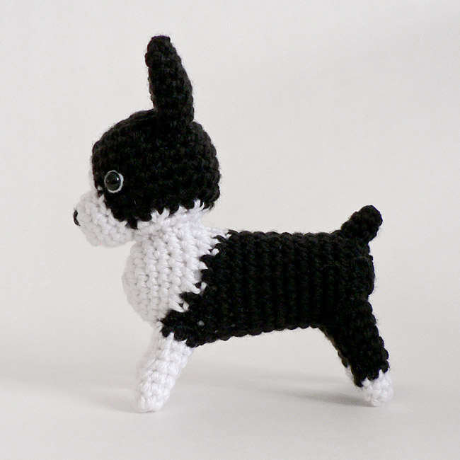 (image for) AmiDogs Boston Terrier amigurumi crochet pattern - Click Image to Close