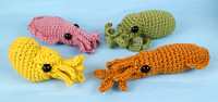 baby octopus, squid, cuttlefish and nautilus multipack