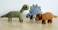 brachiosaurus, stegosaurus and triceratops multipack