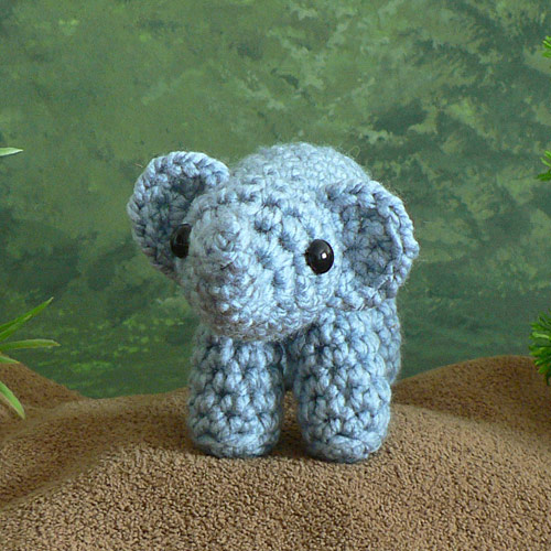 (image for) AfricAmi Elephant amigurumi crochet pattern - Click Image to Close