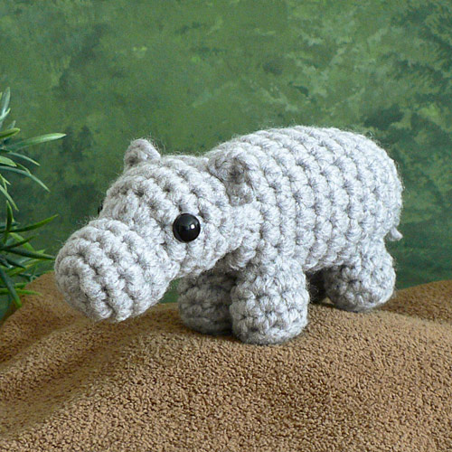 AfricAmi Hippopotamus amigurumi crochet pattern - Click Image to Close