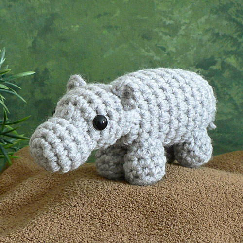 (image for) AfricAmi Hippopotamus amigurumi crochet pattern - Click Image to Close