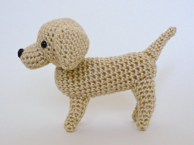 (image for) AmiDogs Labrador amigurumi crochet pattern - Click Image to Close