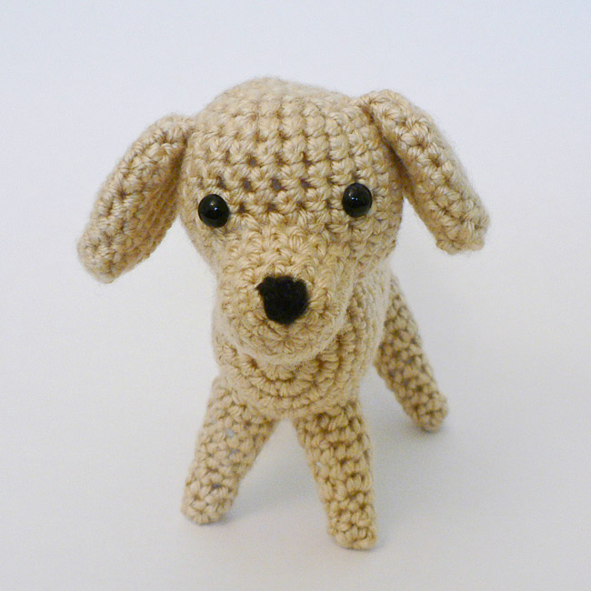 (image for) AmiDogs Labrador amigurumi crochet pattern - Click Image to Close